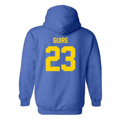 Delaware - NCAA Baseball : Luke Guire - Classic Shersey Hooded Sweatshirt-1