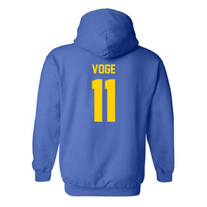 Delaware - NCAA Ice Hockey : Charlie Voge - Classic Shersey Hooded Sweatshirt-1
