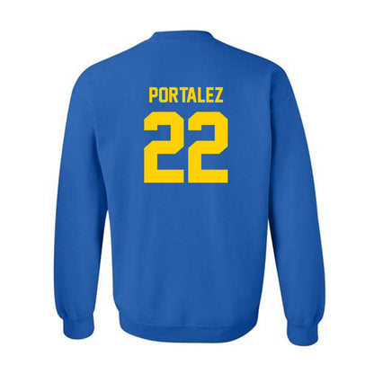 Delaware - NCAA Women's Basketball : Arantxa Portalez - Classic Shersey Crewneck Sweatshirt-1