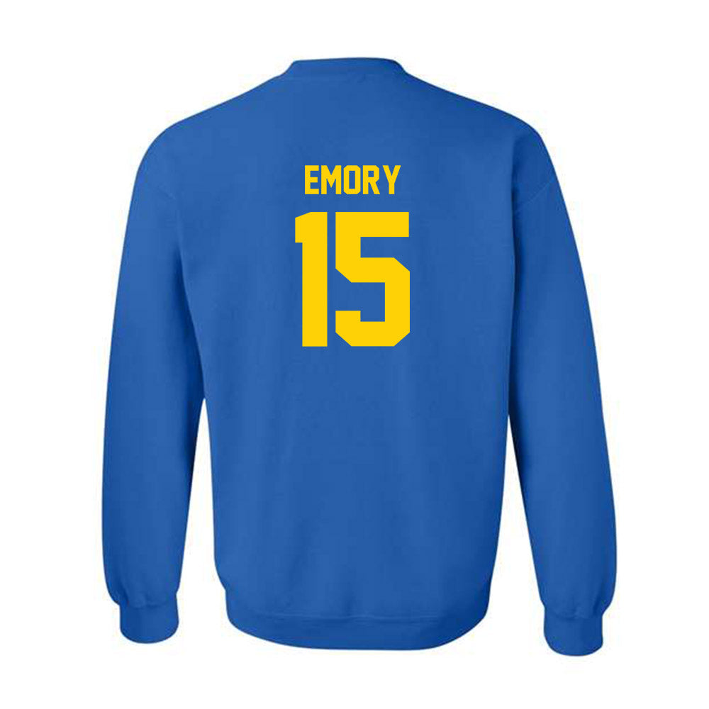Delaware - NCAA Men's Basketball : Houston Emory - Classic Shersey Crewneck Sweatshirt-1