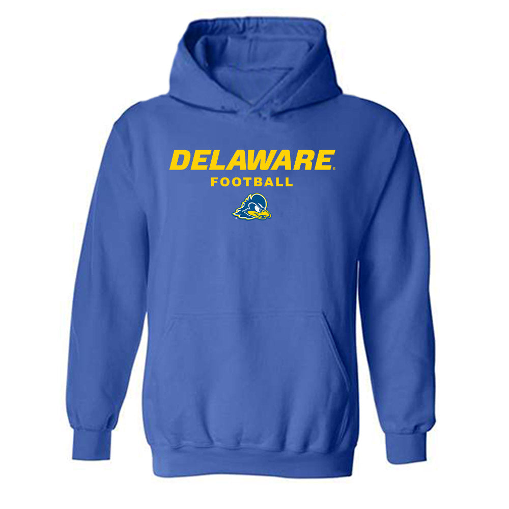 Delaware - NCAA Football : Jo Silver - Classic Shersey Hooded Sweatshirt