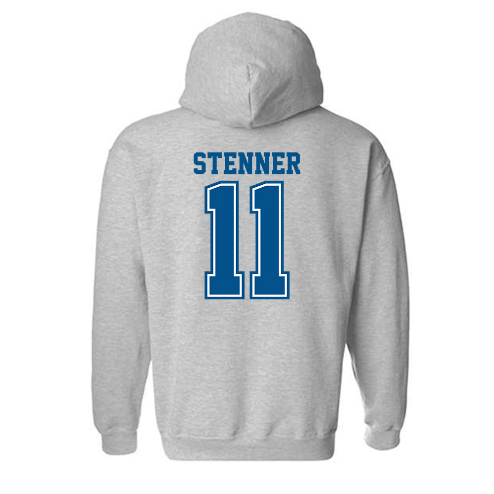 Delaware - NCAA Men's Soccer : Marius Stenner - Classic Shersey Hooded Sweatshirt-1