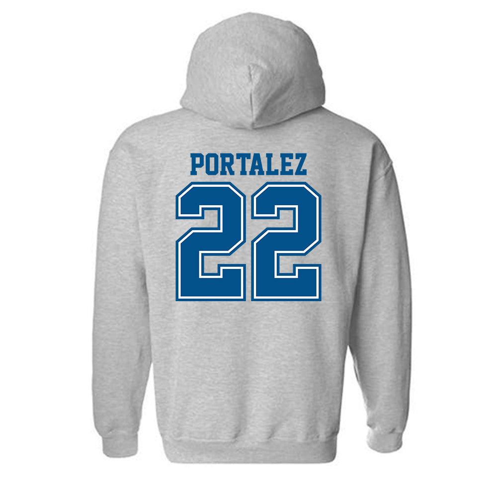 Delaware - NCAA Women's Basketball : Arantxa Portalez - Classic Shersey Hooded Sweatshirt-1