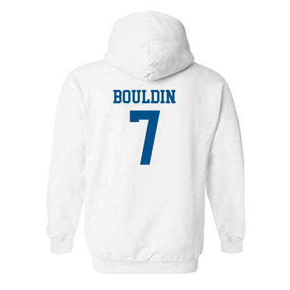 Delaware - NCAA Baseball : Evan Bouldin - Classic Shersey Hooded Sweatshirt-1