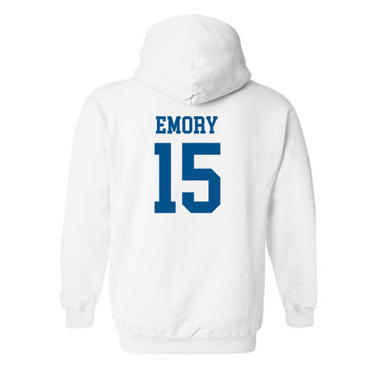 Delaware - NCAA Men's Basketball : Houston Emory - Classic Shersey Hooded Sweatshirt-1