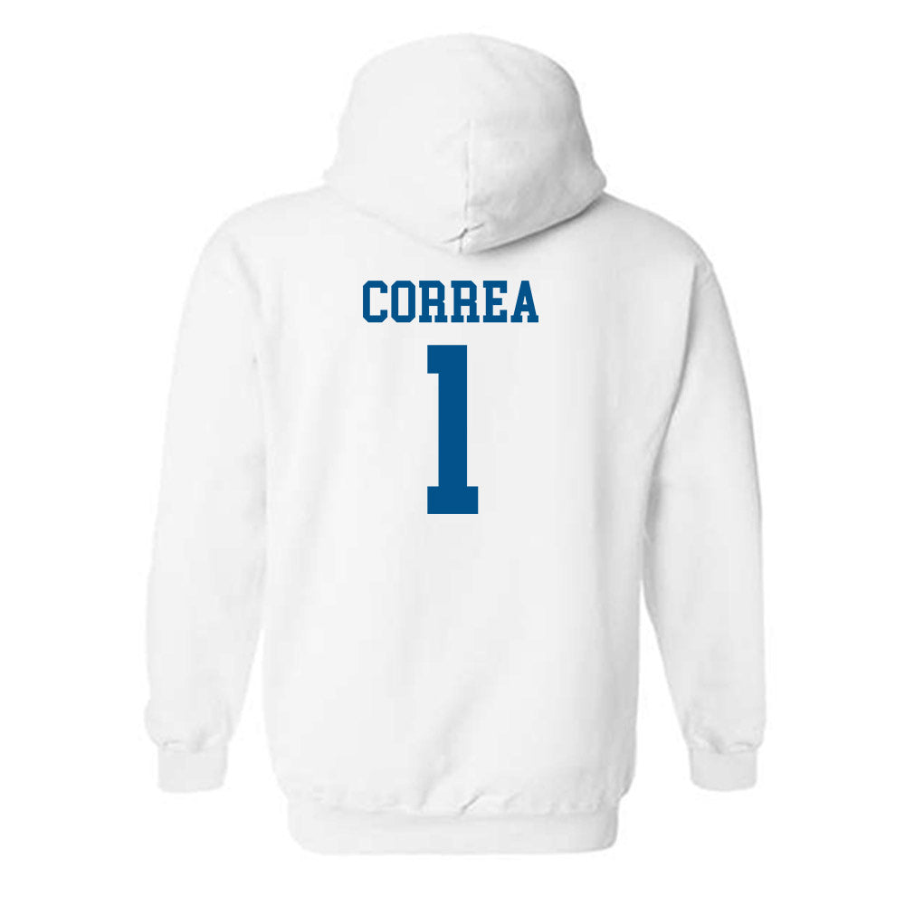 Delaware - NCAA Women's Basketball : Kailah Correa - Classic Shersey Hooded Sweatshirt-1