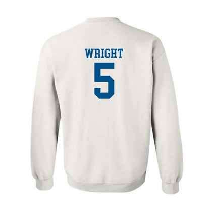 Delaware - NCAA Football : Kion Wright - Classic Shersey Crewneck Sweatshirt-1