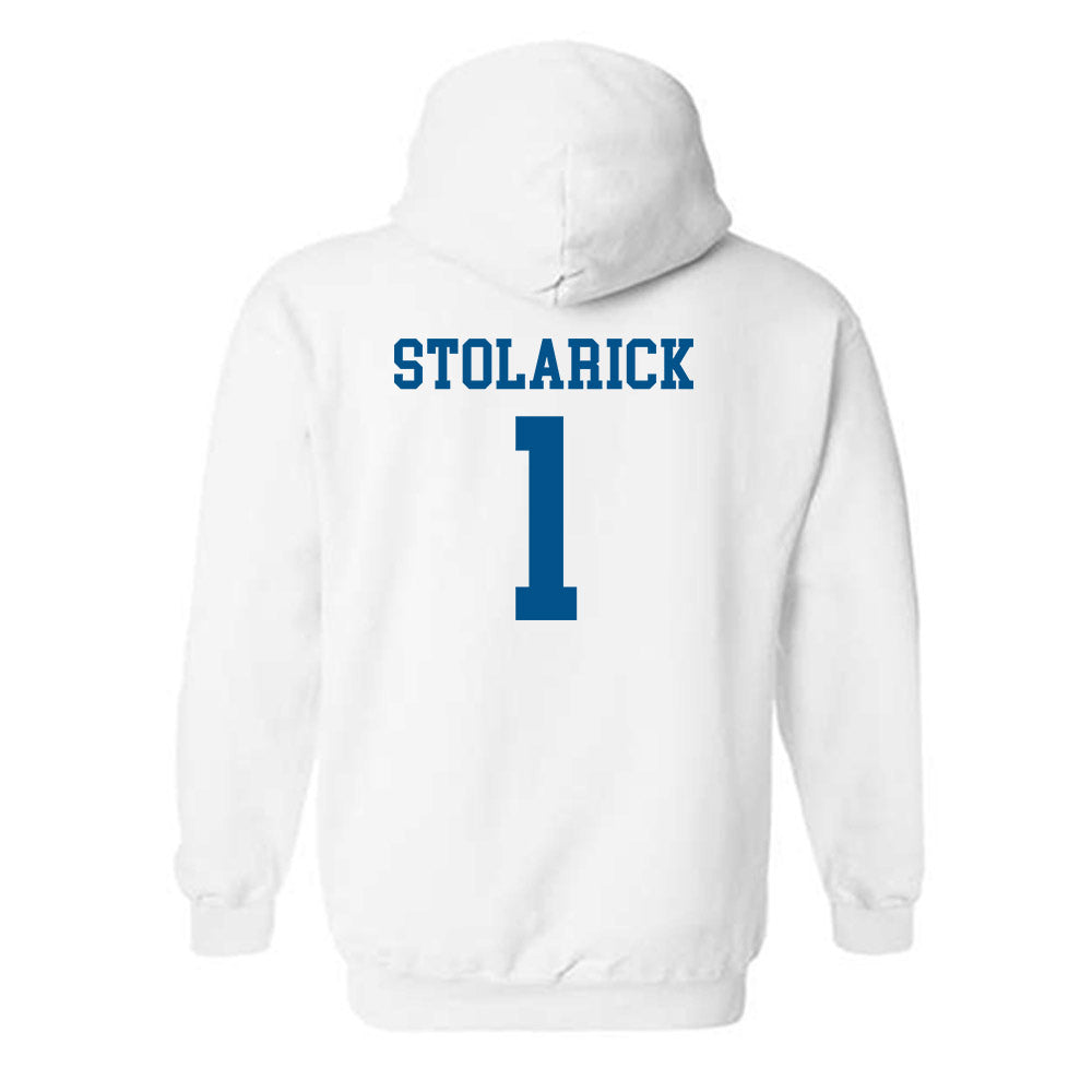Delaware - NCAA Women's Lacrosse : Stella Stolarick - Classic Shersey Hooded Sweatshirt-1