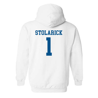 Delaware - NCAA Women's Lacrosse : Stella Stolarick - Classic Shersey Hooded Sweatshirt-1