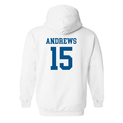Delaware - NCAA Women's Basketball : Ava Andrews - Classic Shersey Hooded Sweatshirt-1