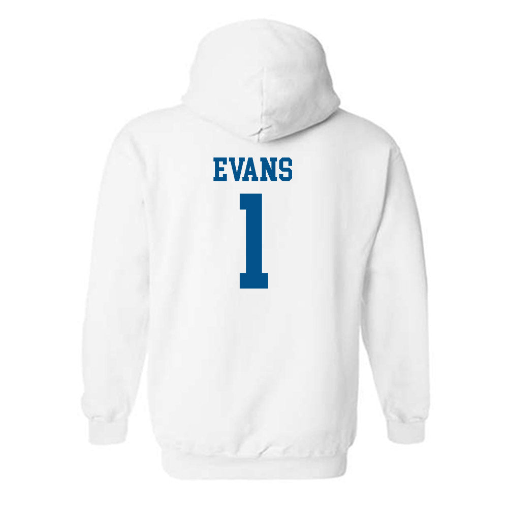 Delaware - NCAA Football : Nathan Evans - Classic Shersey Hooded Sweatshirt-1