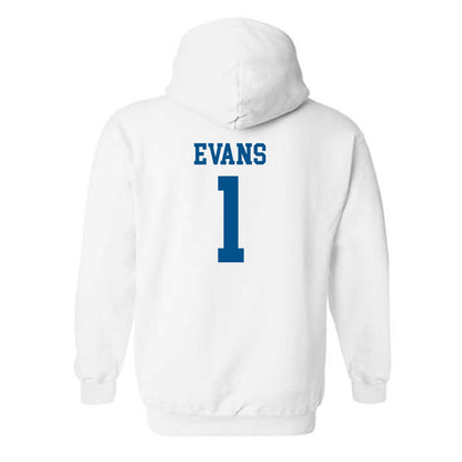 Delaware - NCAA Football : Nathan Evans - Classic Shersey Hooded Sweatshirt-1
