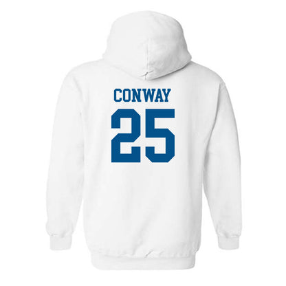 Delaware - NCAA Baseball : Elias Conway - Classic Shersey Hooded Sweatshirt