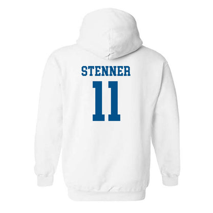 Delaware - NCAA Men's Soccer : Marius Stenner - Classic Shersey Hooded Sweatshirt-1