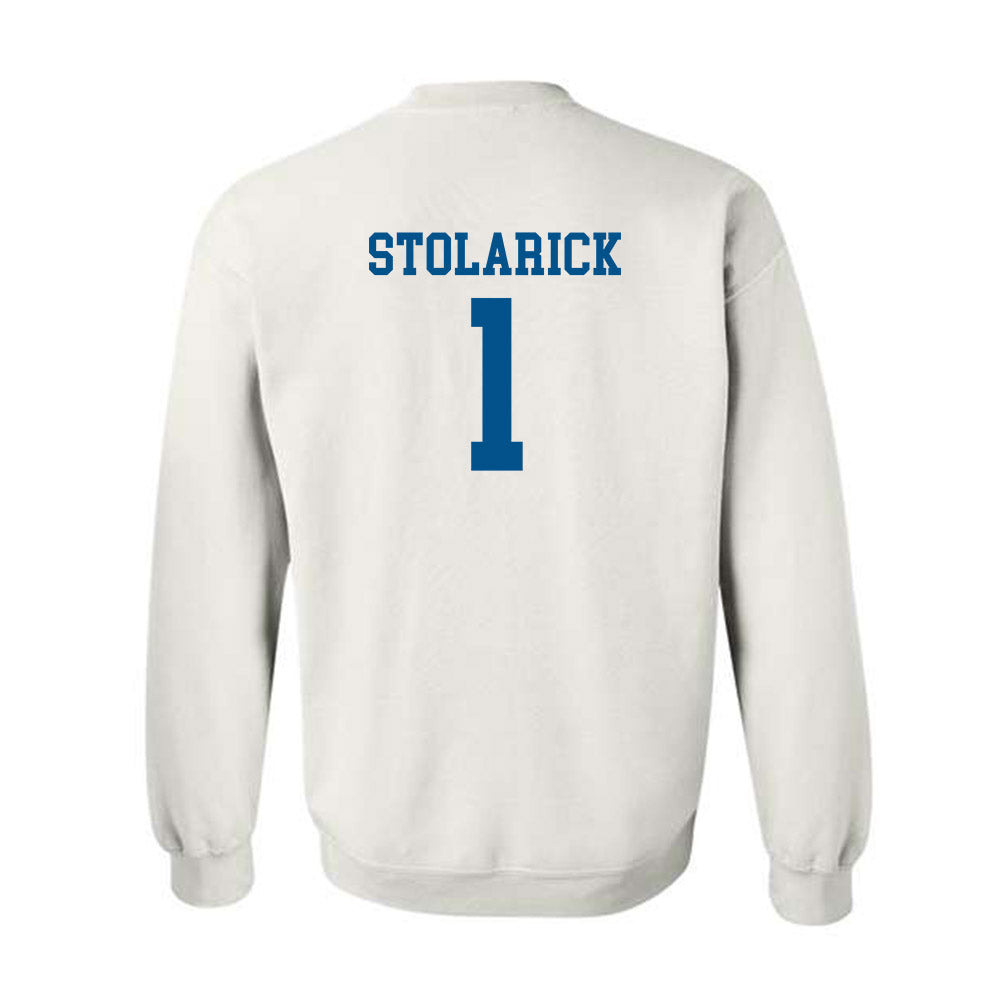 Delaware - NCAA Women's Lacrosse : Stella Stolarick - Classic Shersey Crewneck Sweatshirt-1