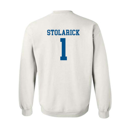 Delaware - NCAA Women's Lacrosse : Stella Stolarick - Classic Shersey Crewneck Sweatshirt-1