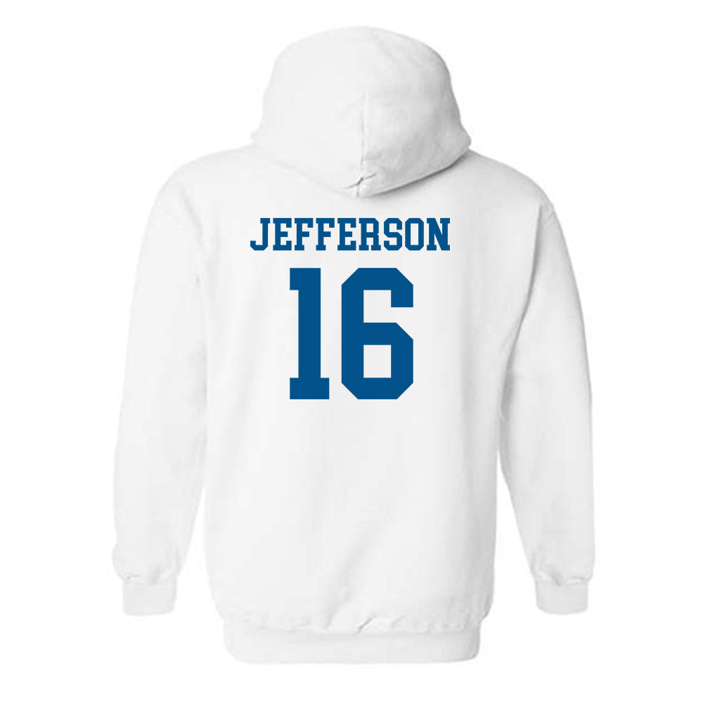 Delaware - NCAA Football : Noah Jefferson - Classic Shersey Hooded Sweatshirt-1