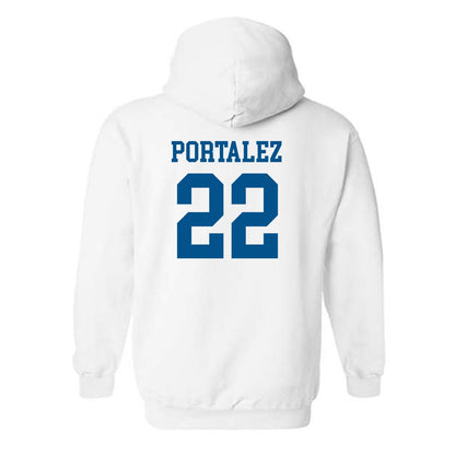 Delaware - NCAA Women's Basketball : Arantxa Portalez - Classic Shersey Hooded Sweatshirt-1