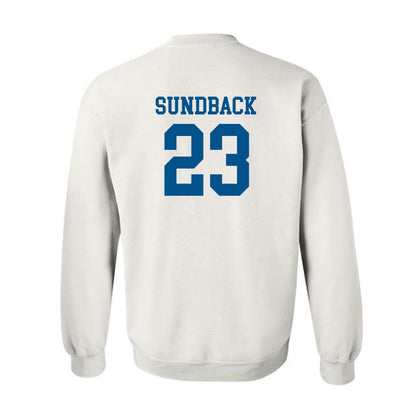 Delaware - NCAA Women's Basketball : Grace Sundback - Classic Shersey Crewneck Sweatshirt-1