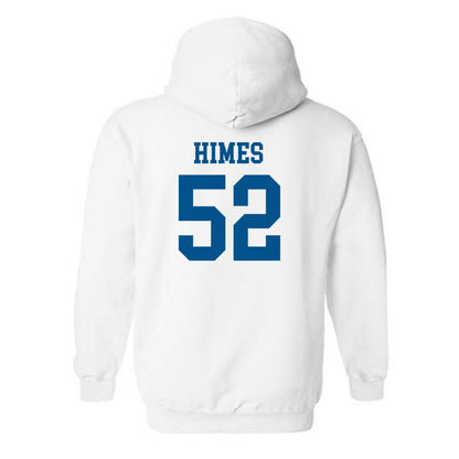 Delaware - NCAA Men's Lacrosse : Aidan Himes - Classic Shersey Hooded Sweatshirt-1