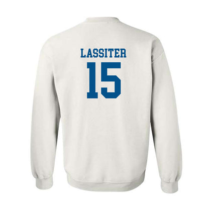 Delaware - NCAA Football : Gevaris Lassiter - Classic Shersey Crewneck Sweatshirt-1