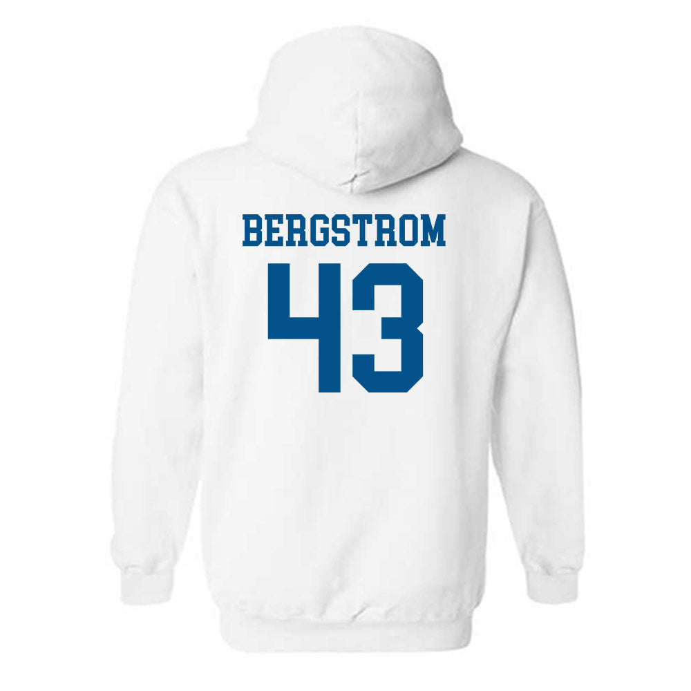 Delaware - NCAA Men's Lacrosse : Wells Bergstrom - Classic Shersey Hooded Sweatshirt-1