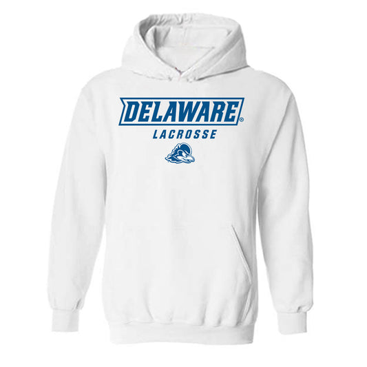 Delaware - NCAA Men's Lacrosse : Drew Duncan - Classic Shersey Hooded Sweatshirt-0
