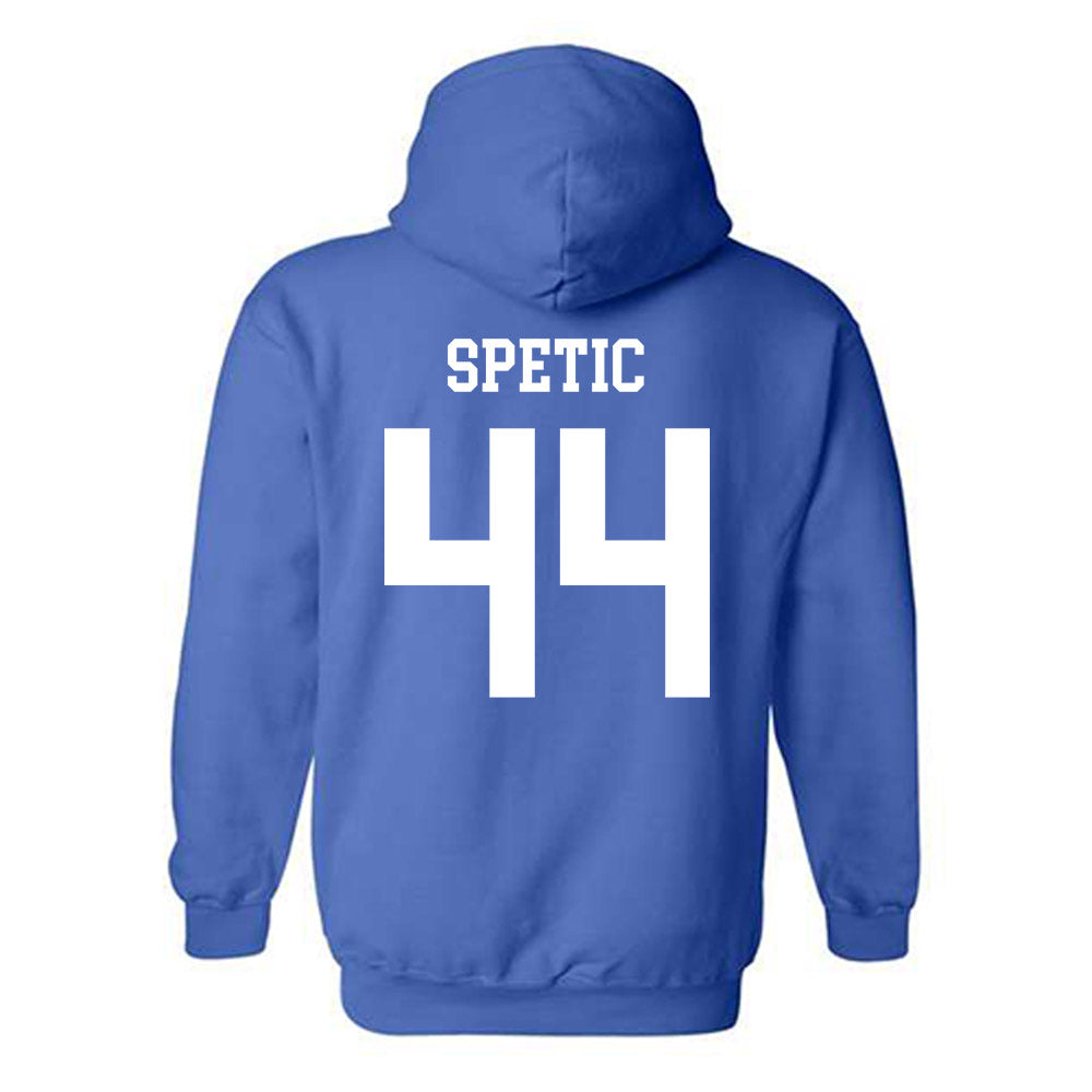 Memphis - NCAA Football : Gianni Spetic - Classic Fashion Shersey Hooded Sweatshirt-1