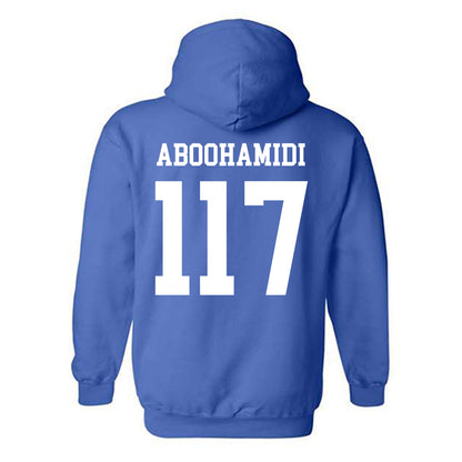 Memphis - NCAA Men's Soccer : Adam Aboohamidi - Classic Fashion Shersey Hooded Sweatshirt-1