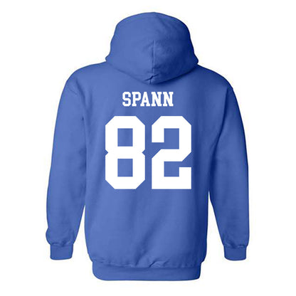 Memphis - NCAA Football : Justice Spann - Classic Fashion Shersey Hooded Sweatshirt-1