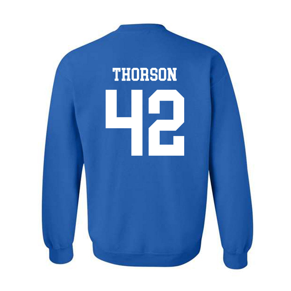 - NCAA Baseball : Shane Thorson - Classic Fashion Shersey Crewneck Sweatshirt-1