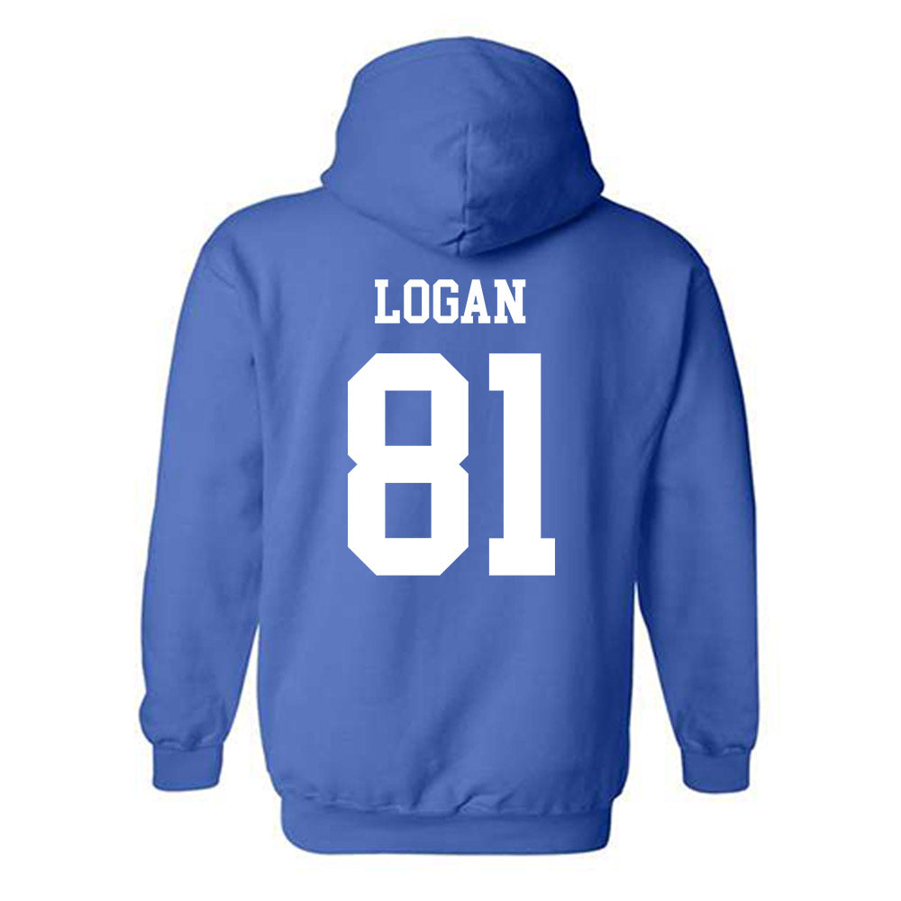 Memphis - NCAA Football : Luke Logan - Classic Fashion Shersey Hooded Sweatshirt