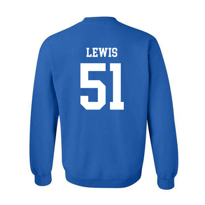 Memphis - NCAA Football : Taccofah Lewis - Classic Fashion Shersey Crewneck Sweatshirt-1