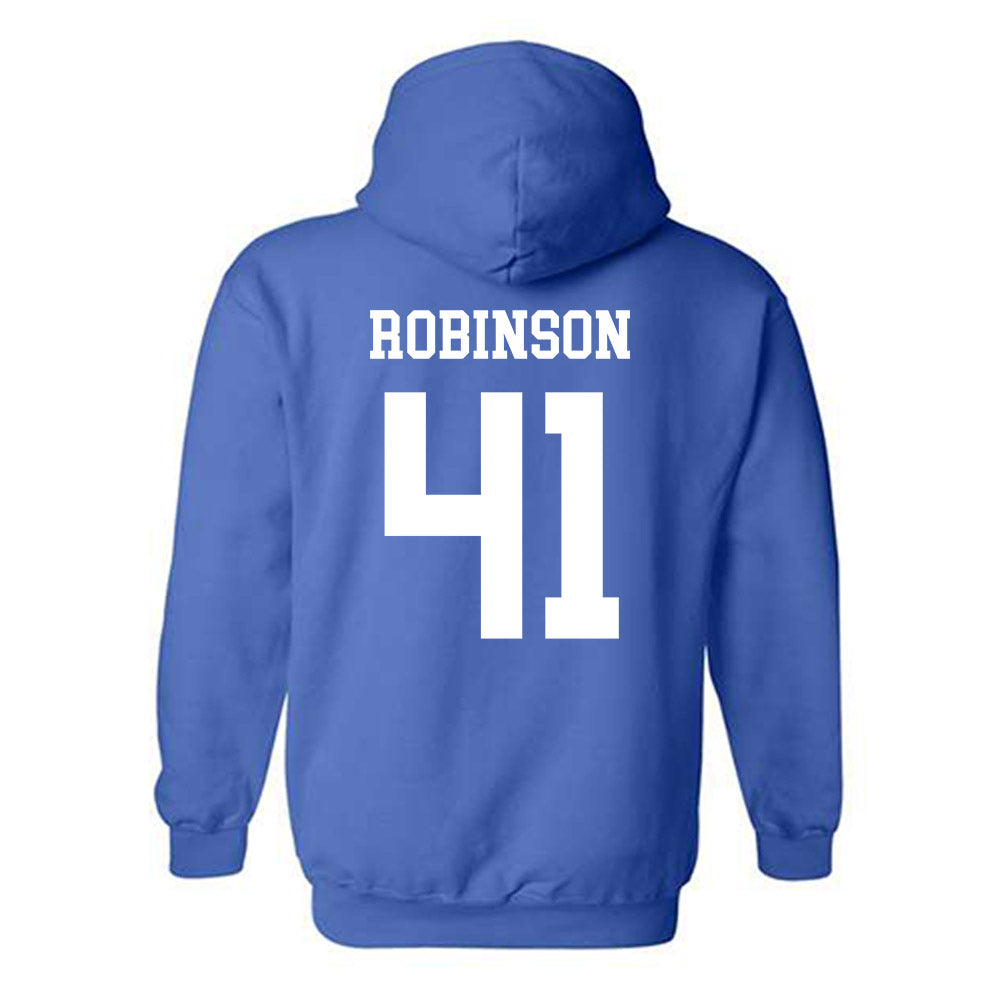 Memphis - NCAA Baseball : Caden Robinson - Classic Fashion Shersey Hooded Sweatshirt-1