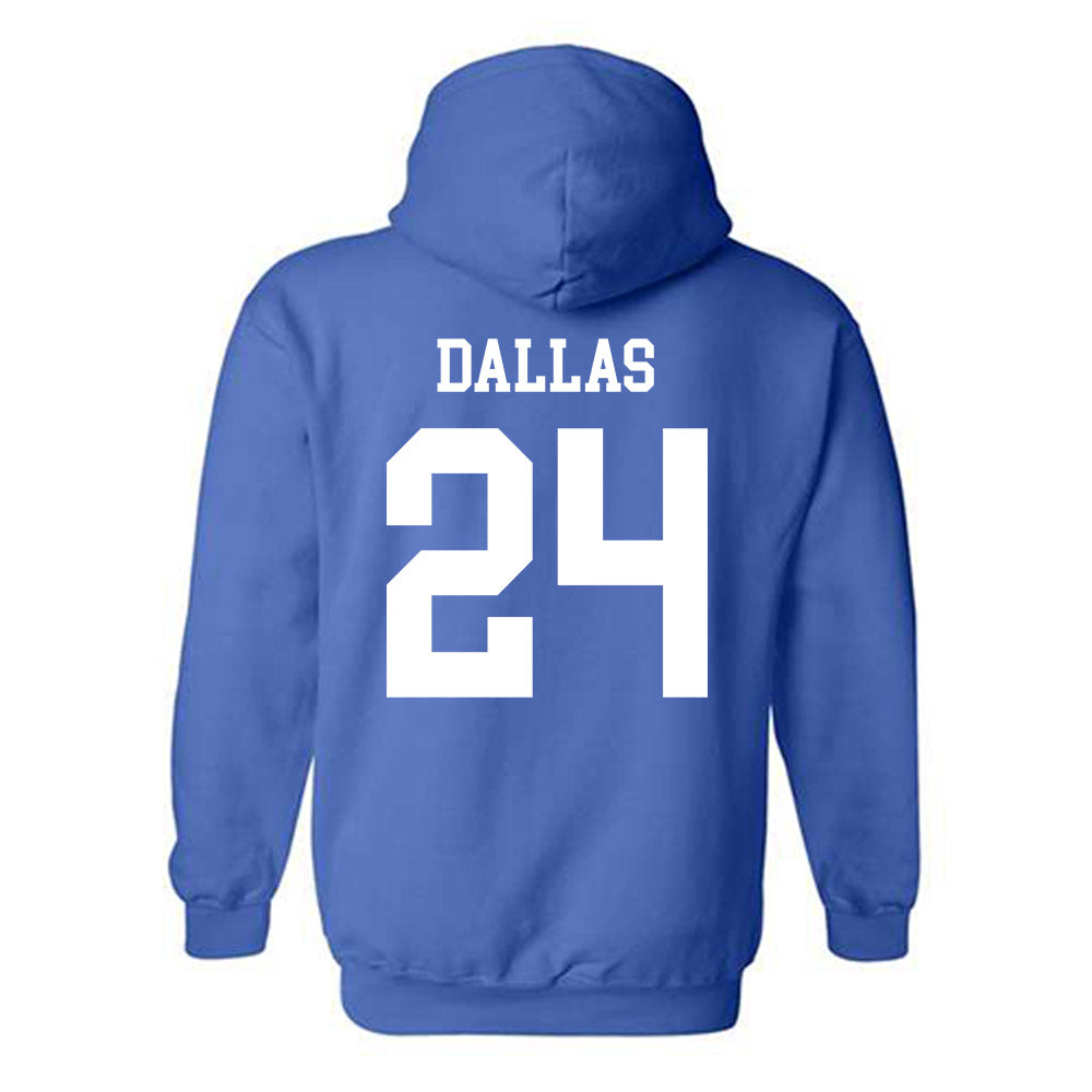 Memphis - NCAA Baseball : Michael Dallas - Classic Fashion Shersey Hooded Sweatshirt-1
