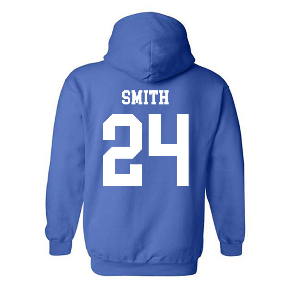 Memphis - NCAA Women's Basketball : Tamya Smith - Classic Fashion Shersey Hooded Sweatshirt-1
