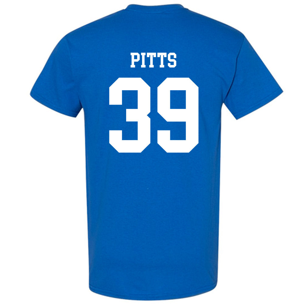 Memphis - NCAA Baseball : Jack Pitts - Classic Fashion Shersey T-Shirt-1