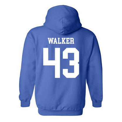 Memphis - NCAA Football : Wolf Walker - Classic Fashion Shersey Hooded Sweatshirt-1