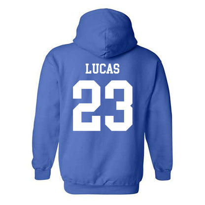 Memphis - NCAA Baseball : Isaac Lucas - Classic Fashion Shersey Hooded Sweatshirt-1