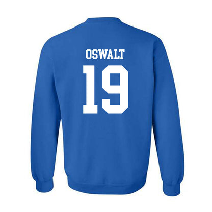 Memphis - NCAA Baseball : Davis Oswalt - Classic Fashion Shersey Crewneck Sweatshirt-1