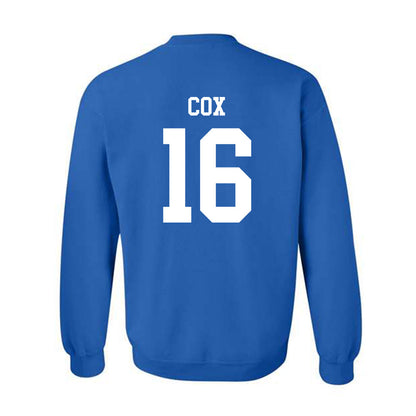 Memphis - NCAA Baseball : Seth Cox - Classic Fashion Shersey Crewneck Sweatshirt-1