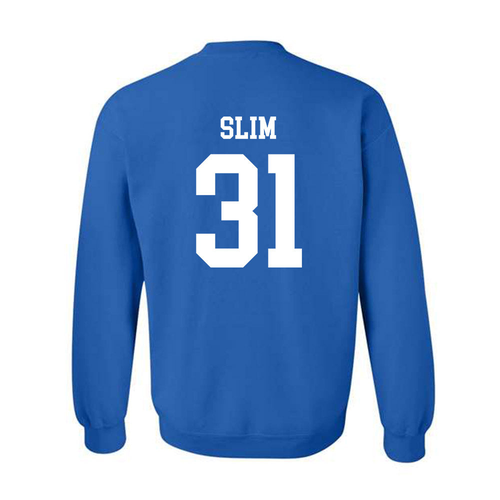  - NCAA Men's Soccer : Karim Slim - Classic Fashion Shersey Crewneck Sweatshirt-1