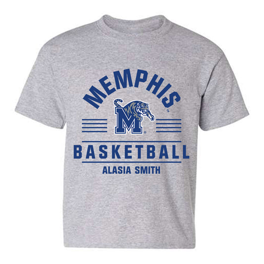 Memphis - NCAA Women's Basketball : Alasia Smith - Classic Fashion Shersey Youth T-Shirt-0