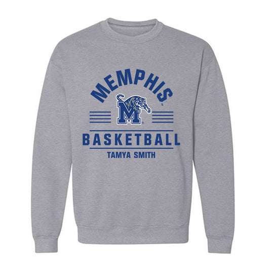 Memphis - NCAA Women's Basketball : Tamya Smith - Classic Fashion Shersey Crewneck Sweatshirt-0