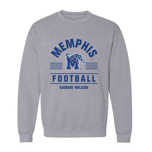 Memphis - NCAA Football : Kamari Wilson - Classic Fashion Shersey Crewneck Sweatshirt-0