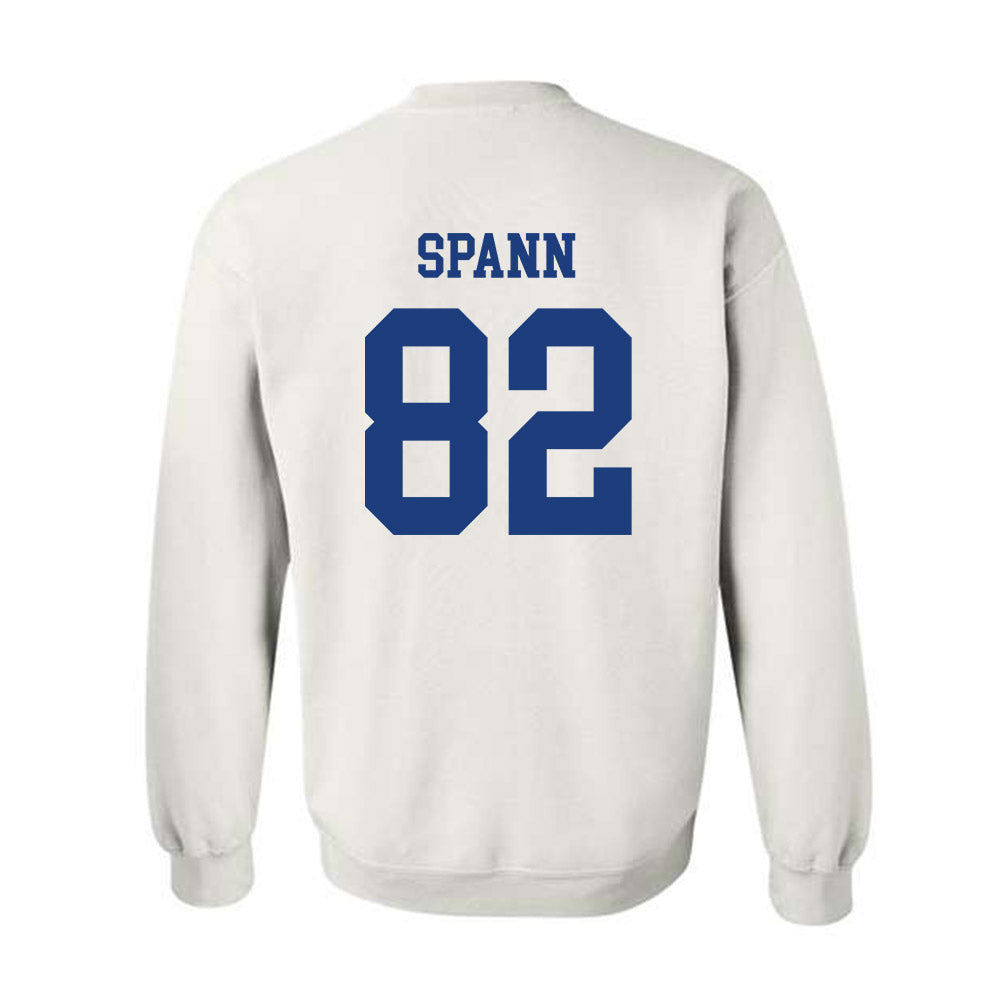 Memphis - NCAA Football : Justice Spann - Classic Fashion Shersey Crewneck Sweatshirt-1