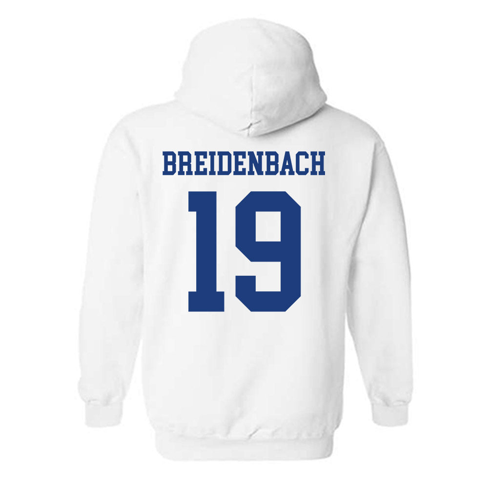  - NCAA Men's Soccer : Dominic Breidenbach - Classic Fashion Shersey Hooded Sweatshirt-1