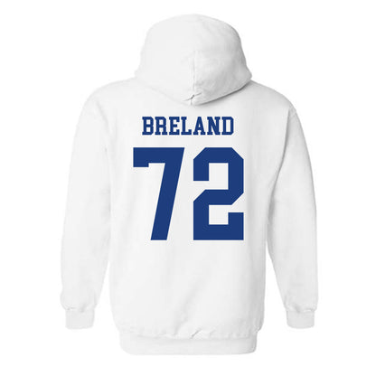 Memphis - NCAA Football : Malachi Breland - Classic Fashion Shersey Hooded Sweatshirt-1