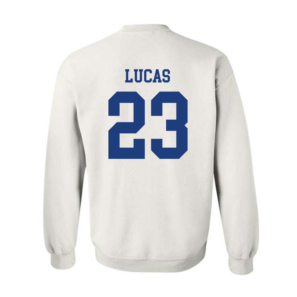 Memphis - NCAA Baseball : Isaac Lucas - Classic Fashion Shersey Crewneck Sweatshirt-1