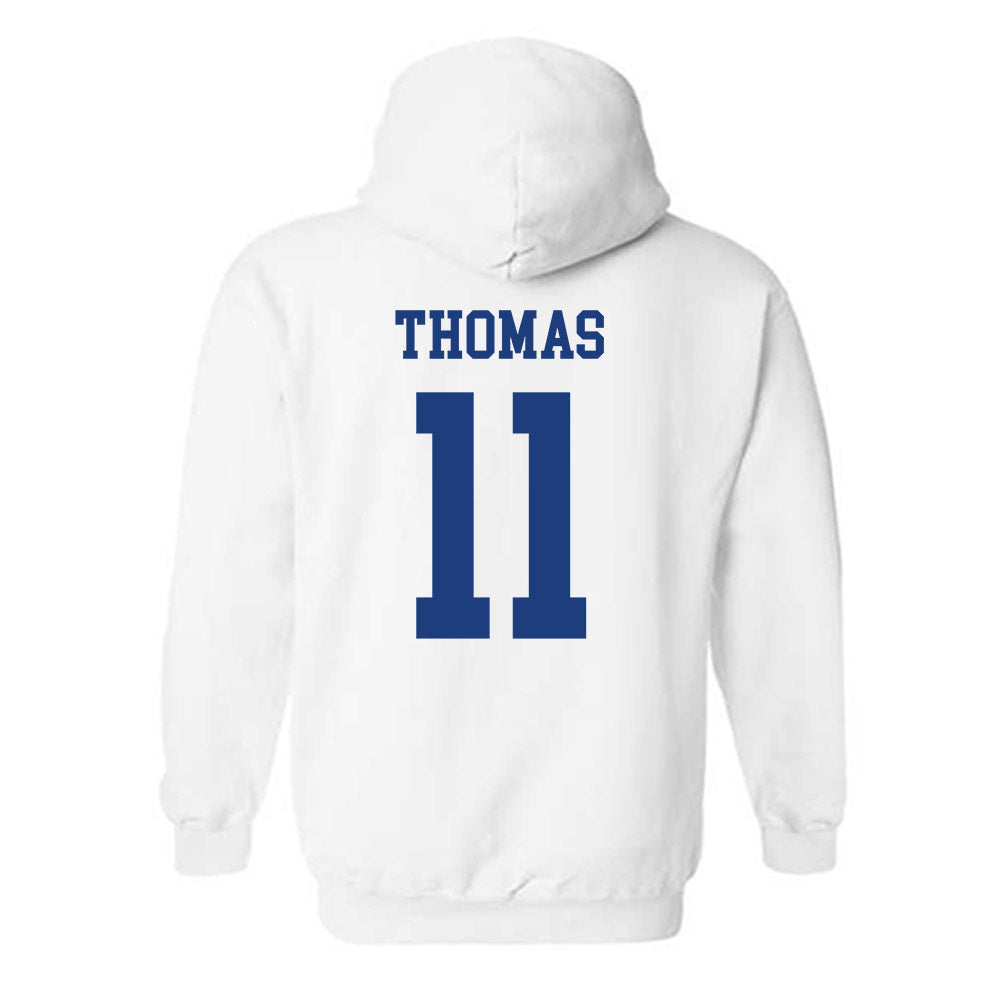 Memphis - NCAA Women's Soccer : Sakura Thomas - Classic Fashion Shersey Hooded Sweatshirt-1